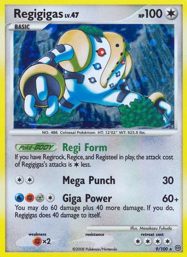 PSA 10 Regigigas Stormfront graded Pokémon card
