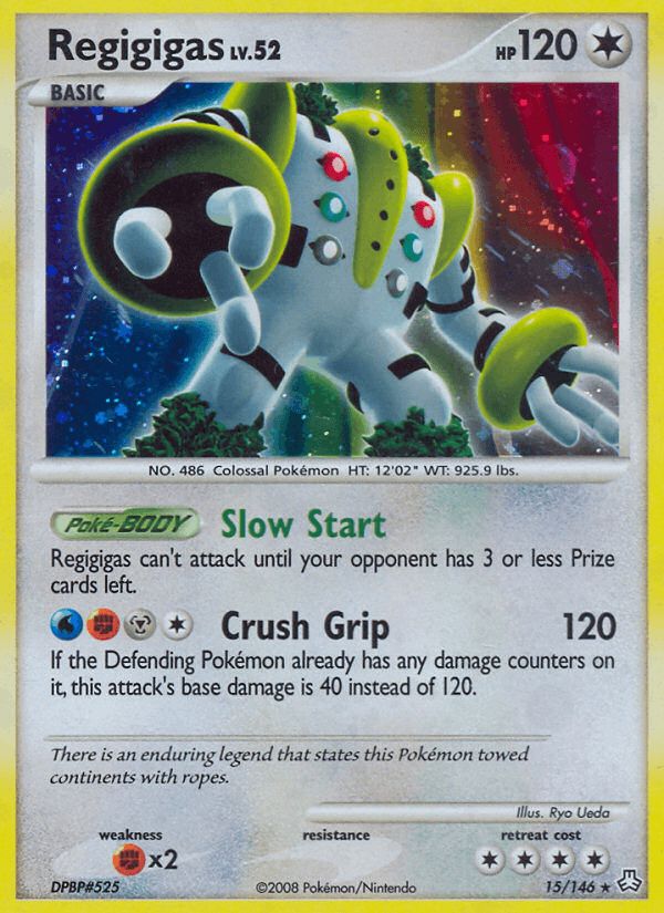 PSA 10 Regigigas Legends Awakened graded Pokémon card