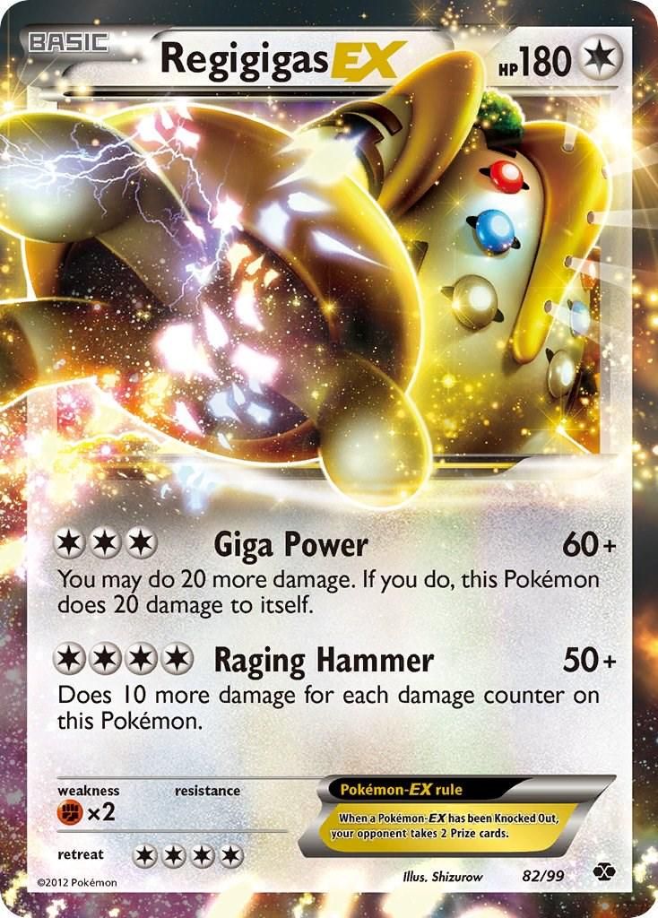 PSA 10 Regigigas Next Destinies graded Pokémon card
