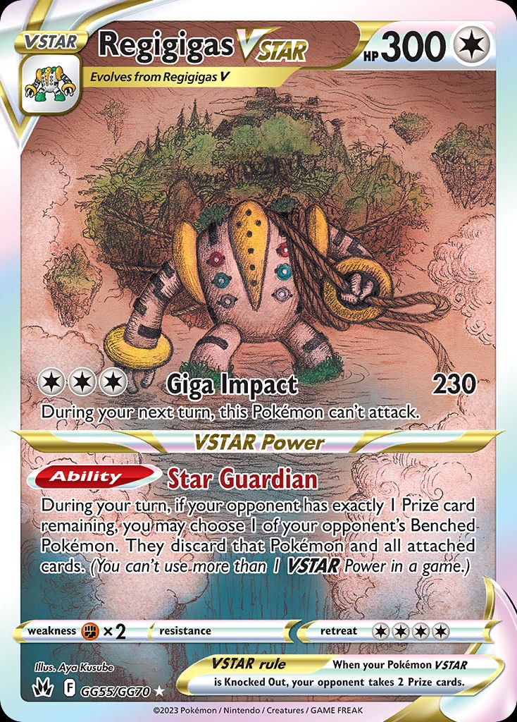 PSA 10 Regigigas Crown Zenith graded Pokémon card