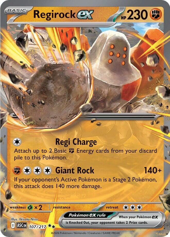 PSA 10 Regirock EX Dragon graded Pokémon card