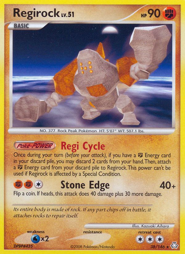 PSA 10 Regirock Legends Awakened graded Pokémon card