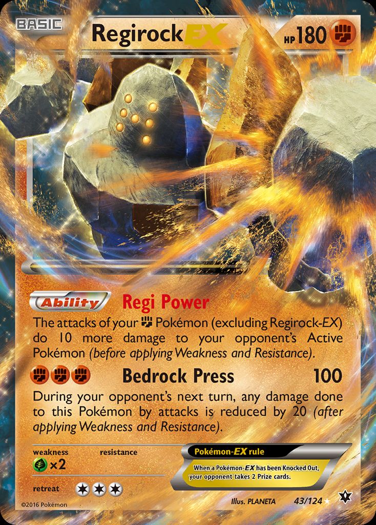 PSA 10 Regirock Fates Collide graded Pokémon card