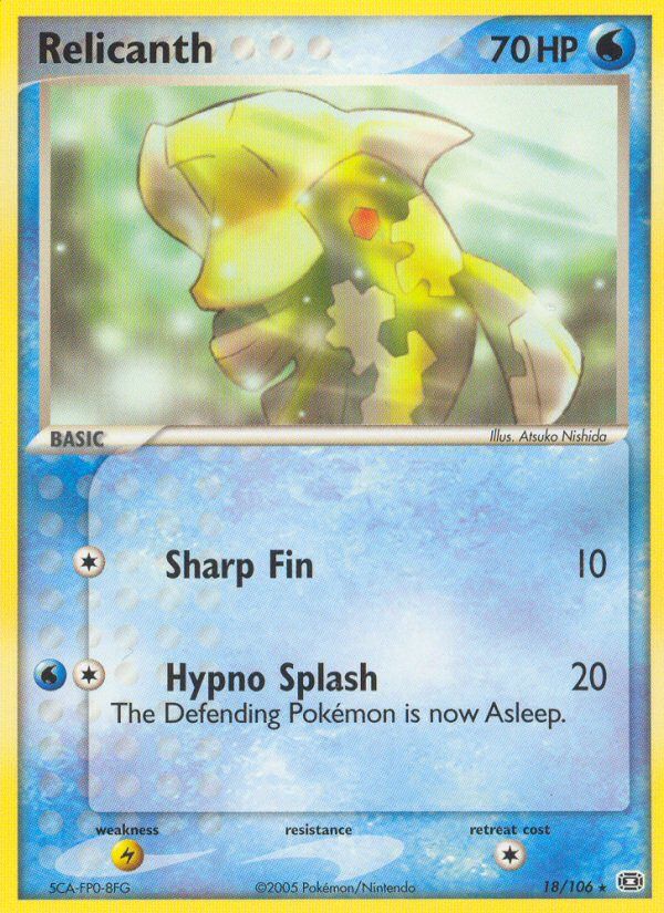 PSA 10 Relicanth EX Emerald graded Pokémon card