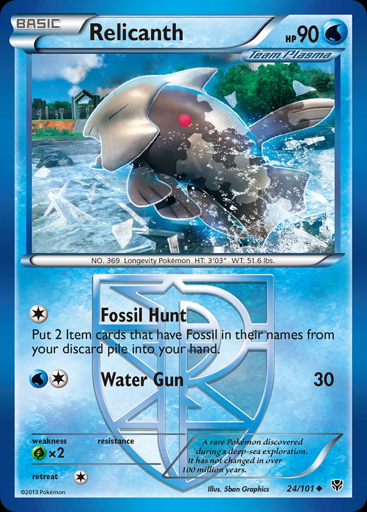 PSA 10 Relicanth Plasma Blast graded Pokémon card