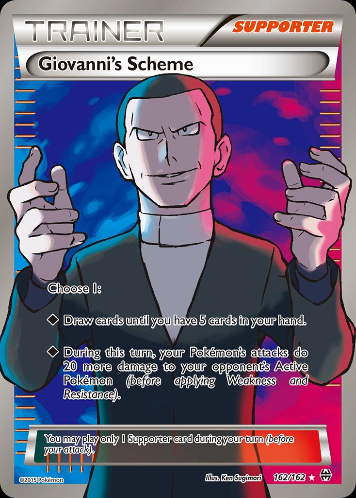PSA 10 Giovanni's Scheme BREAKthrough graded Pokémon card