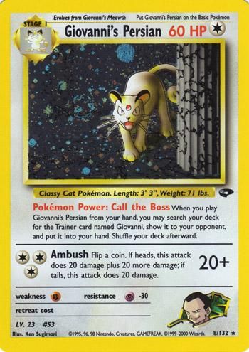 PSA 10 Giovanni's Rhydon Gym Challenge graded Pokémon card