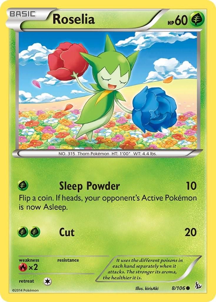 PSA 10 Roselia Plasma Freeze graded Pokémon card