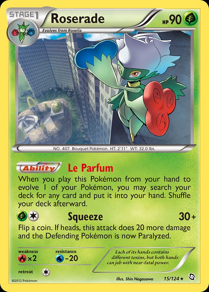 PSA 10 Roserade Dragons Exalted graded Pokémon card