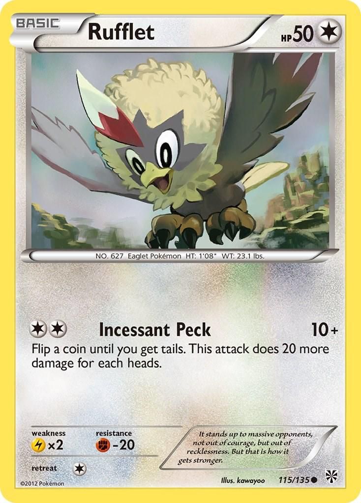 PSA 10 Rufflet Plasma Blast graded Pokémon card