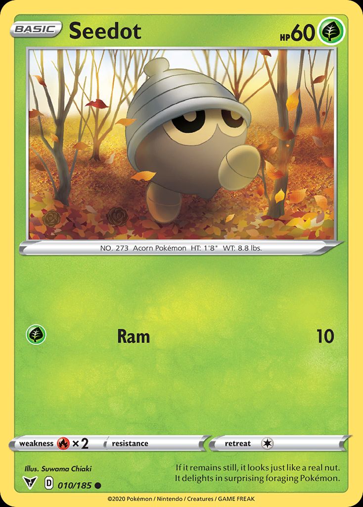 PSA 10 Seedot Scarlet & Violet graded Pokémon card