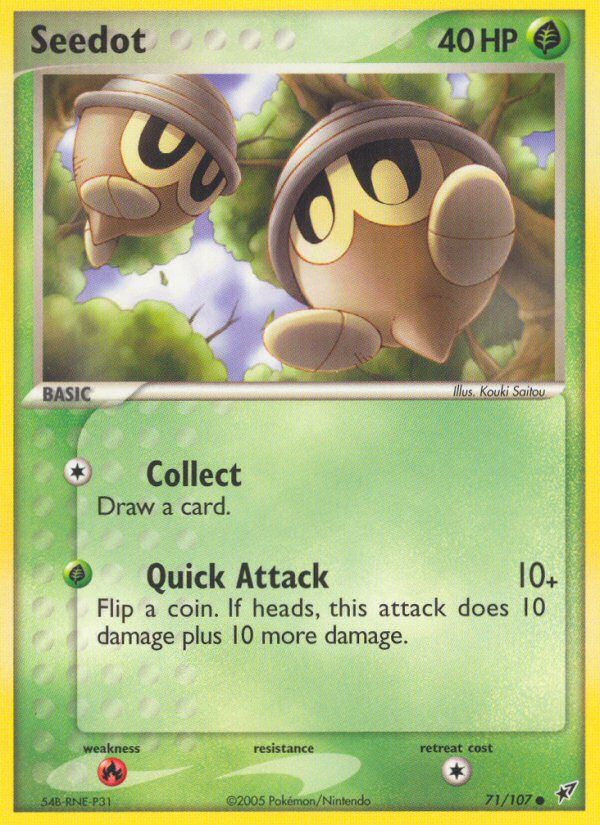 PSA 10 Seedot EX Deoxys graded Pokémon card