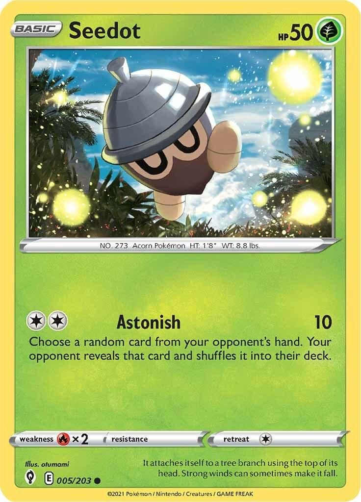 PSA 10 Seedot Plasma Blast graded Pokémon card