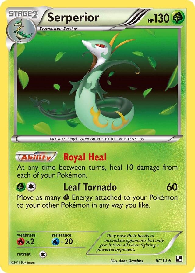 PSA 10 Serperior Emerging Powers graded Pokémon card