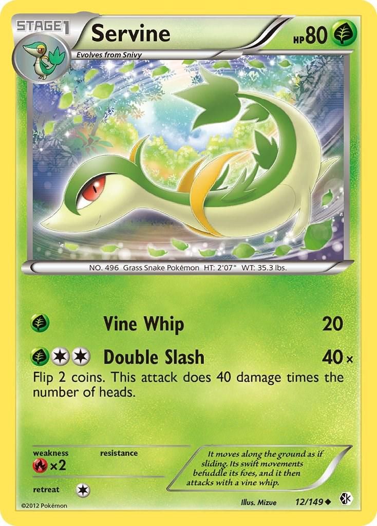 PSA 10 Servine Boundaries Crossed graded Pokémon card