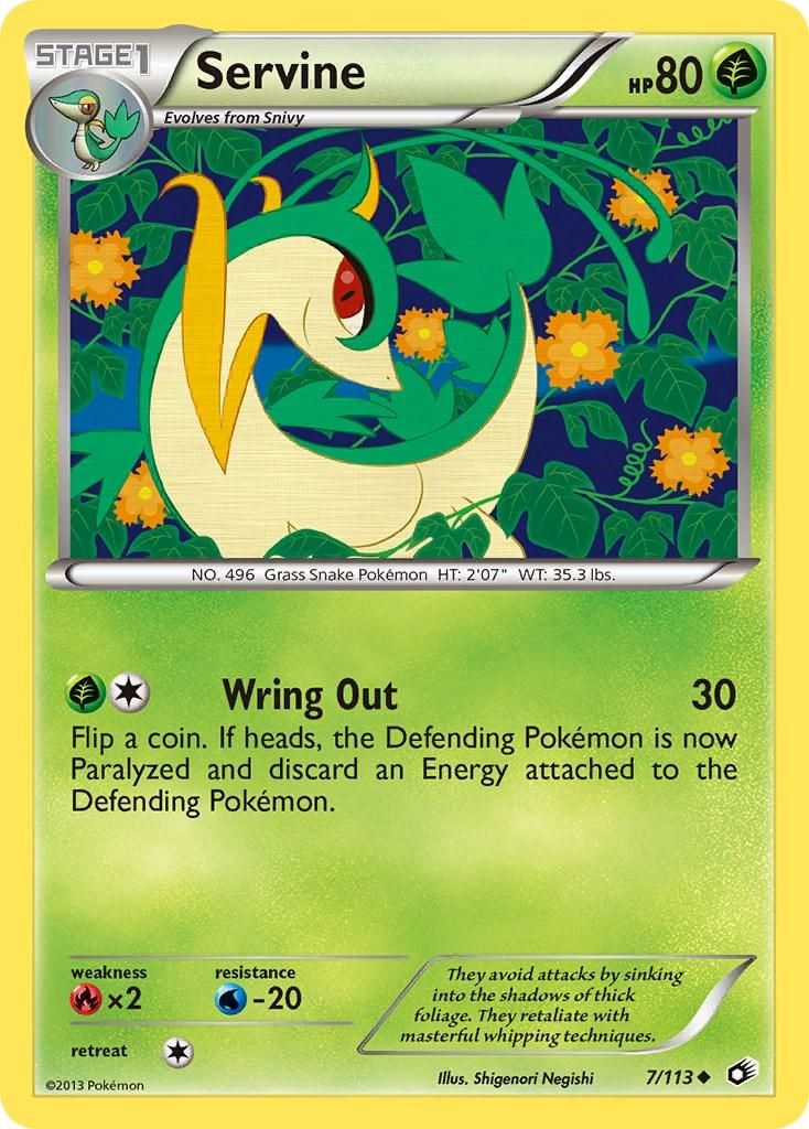 PSA 10 Servine Legendary Treasures graded Pokémon card