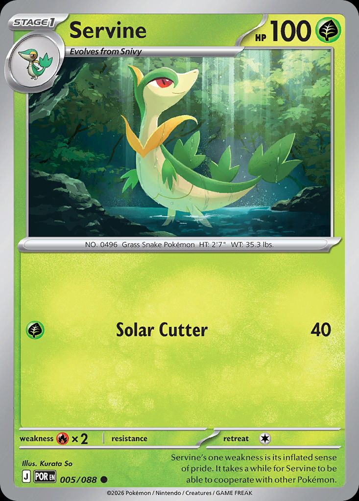 PSA 10 Servine XY graded Pokémon card