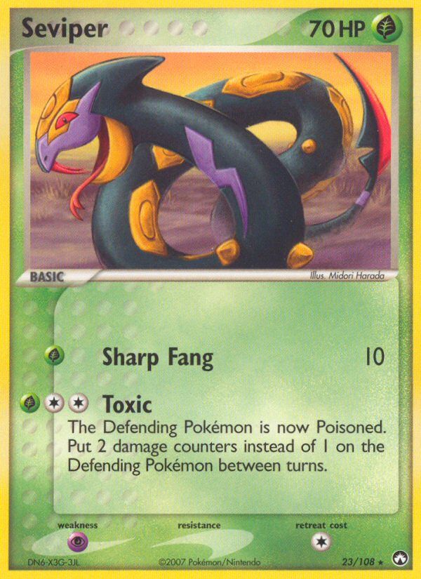 PSA 10 Seviper EX Emerald graded Pokémon card