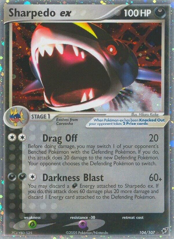 PSA 10 Sharpedo EX Deoxys graded Pokémon card