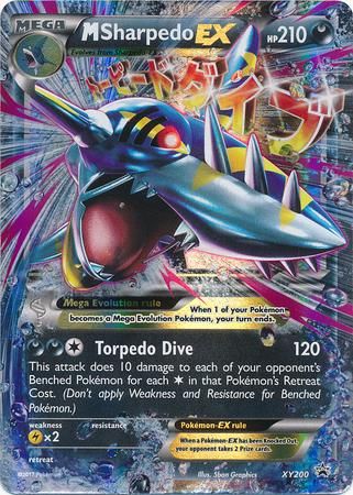 PSA 10 Sharpedo XY Black Star Promos graded Pokémon card