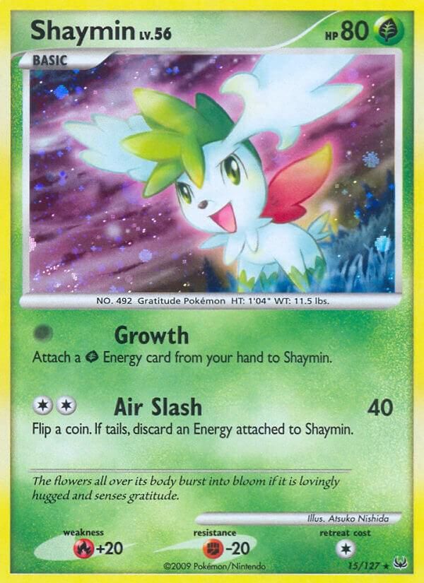 PSA 10 Shaymin Platinum graded Pokémon card