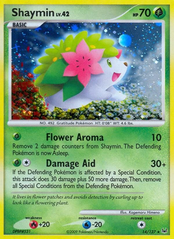 PSA 10 Shaymin Platinum graded Pokémon card