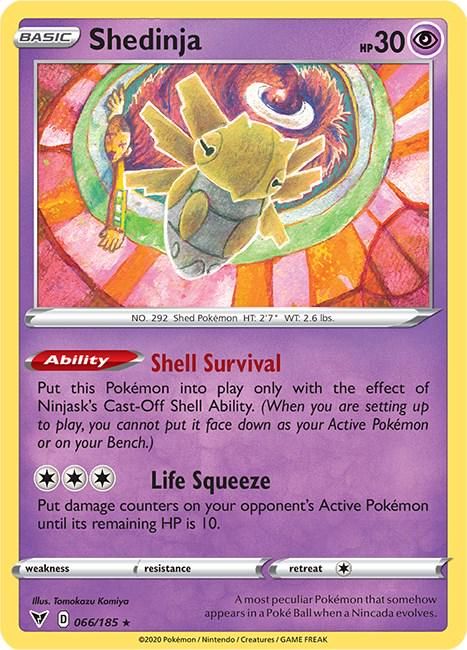 PSA 10 Shedinja Vivid Voltage graded Pokémon card