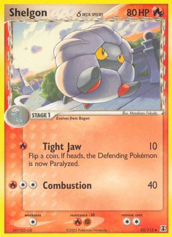 PSA 10 Shelgon Delta Species graded Pokémon card