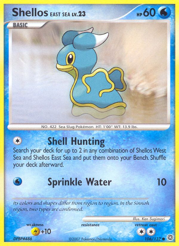 PSA 10 Shellos Secret Wonders graded Pokémon card