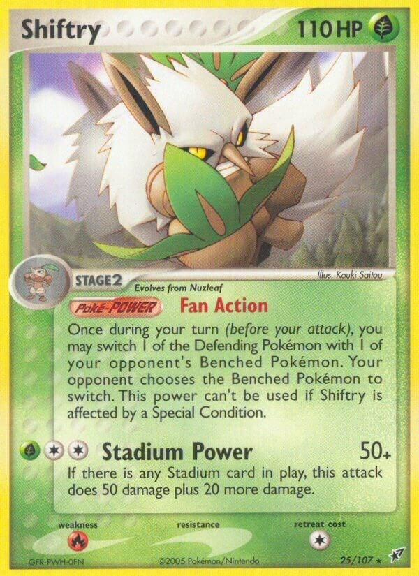PSA 10 Shiftry EX Deoxys graded Pokémon card