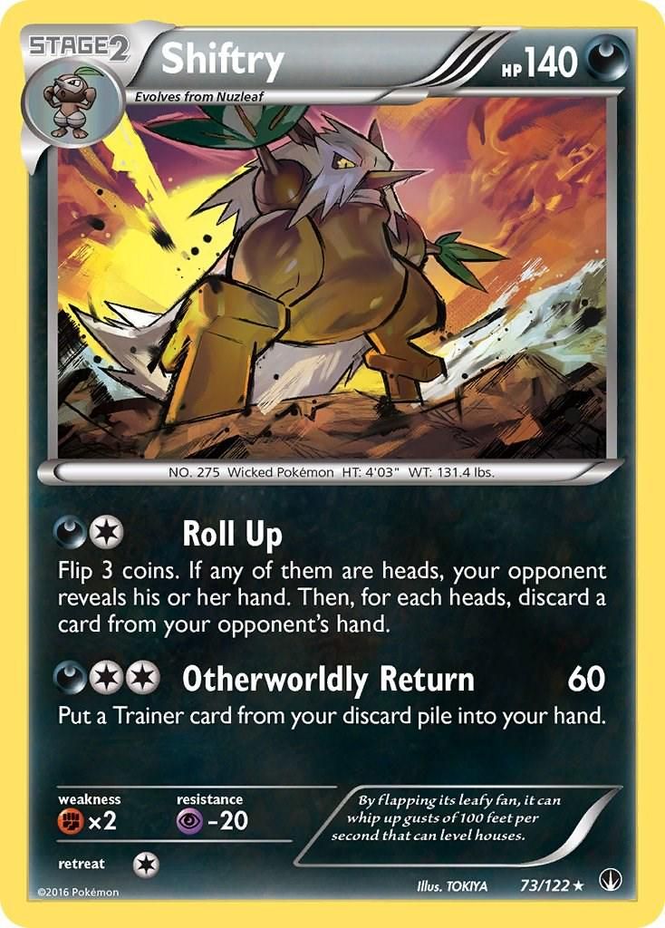 PSA 10 Shiftry BREAKpoint graded Pokémon card