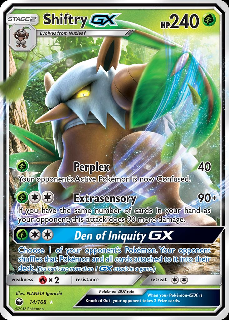 PSA 10 Shiftry Celestial Storm graded Pokémon card