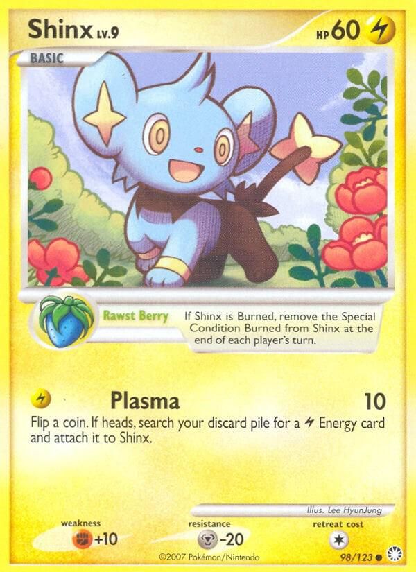 PSA 10 Shinx Mysterious Treasures graded Pokémon card