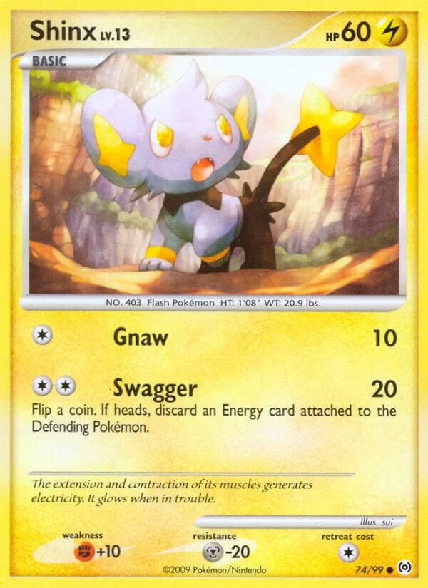 PSA 10 Shinx Arceus graded Pokémon card