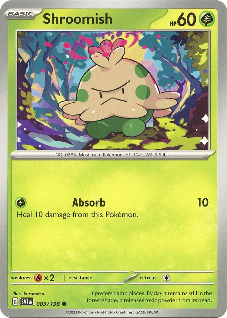 PSA 10 Shroomish Scarlet & Violet graded Pokémon card