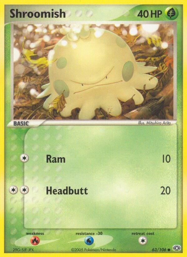 PSA 10 Shroomish EX Emerald graded Pokémon card
