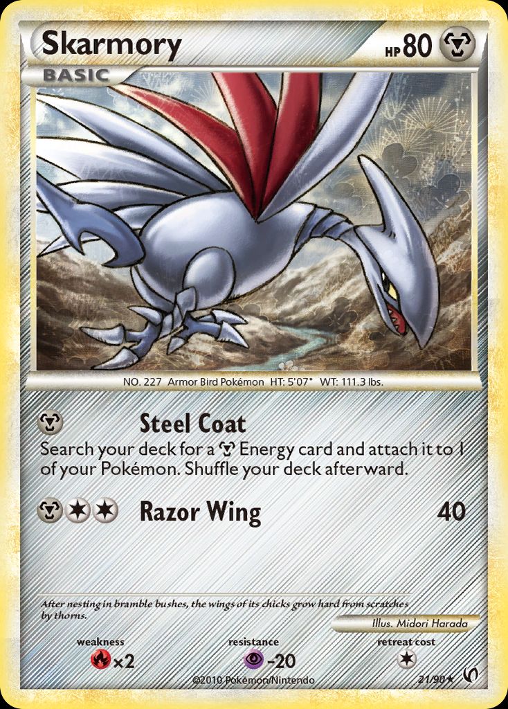 PSA 10 Skarmory HS. Undaunted graded Pokémon card