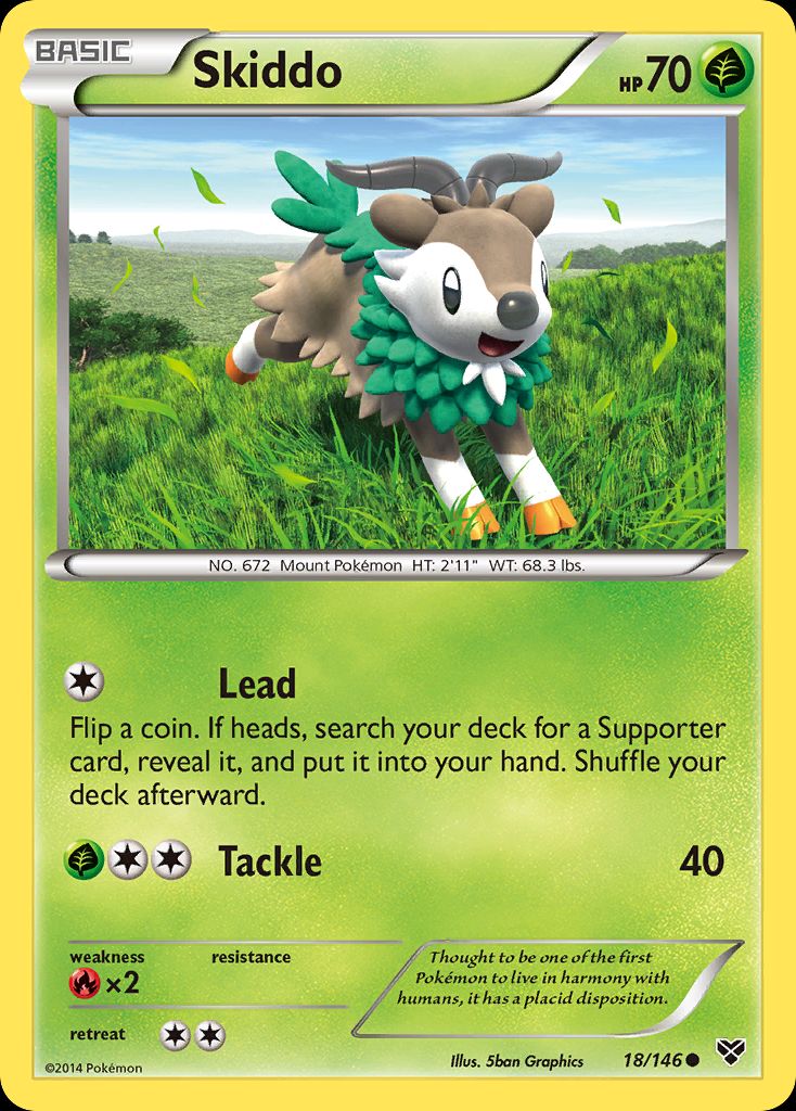 PSA 10 Skiddo Scarlet & Violet graded Pokémon card