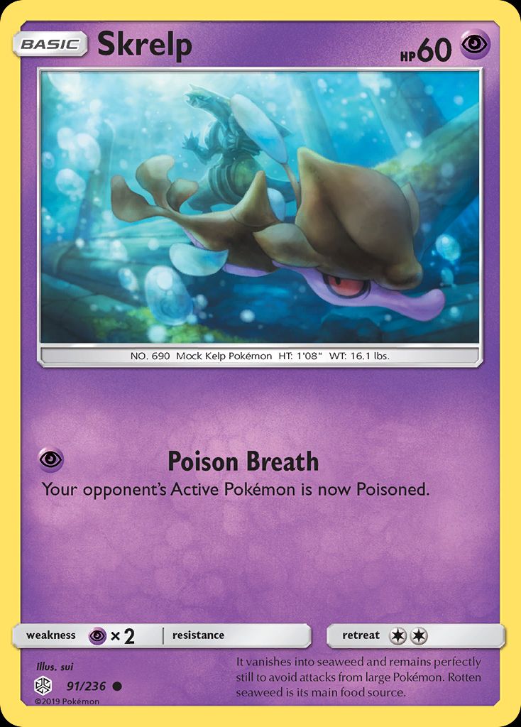 PSA 10 Skrelp Evolving Skies graded Pokémon card