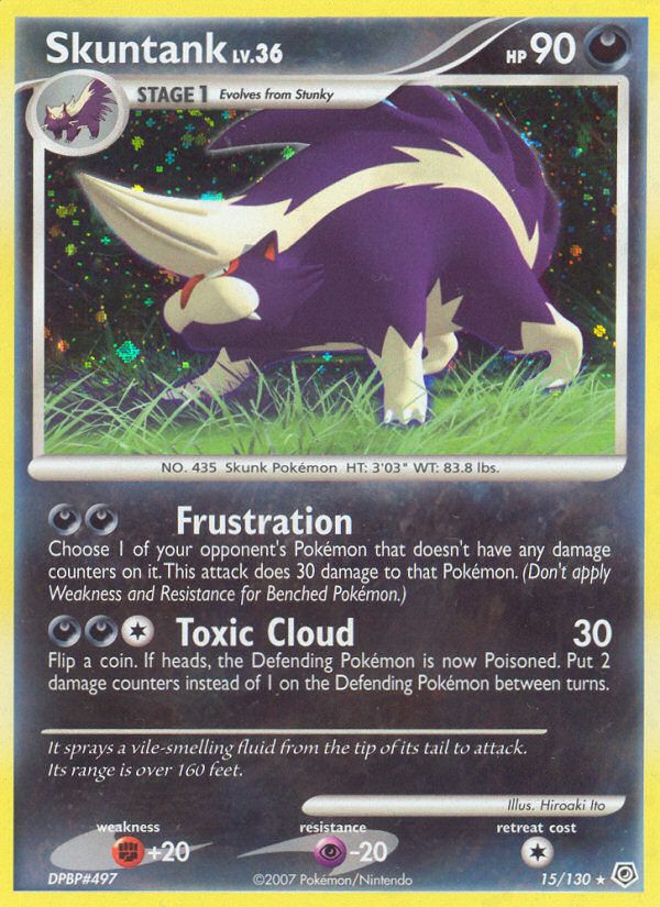 PSA 10 Skuntank Diamond & Pearl graded Pokémon card