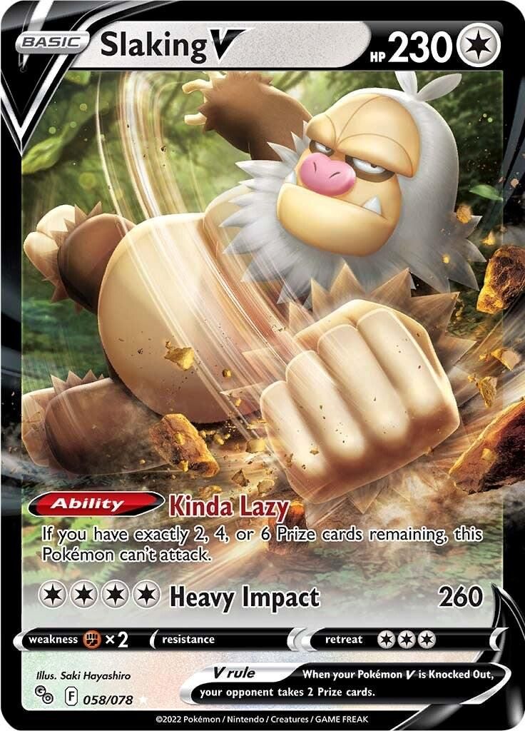 PSA 10 Slaking Pokémon GO graded Pokémon card