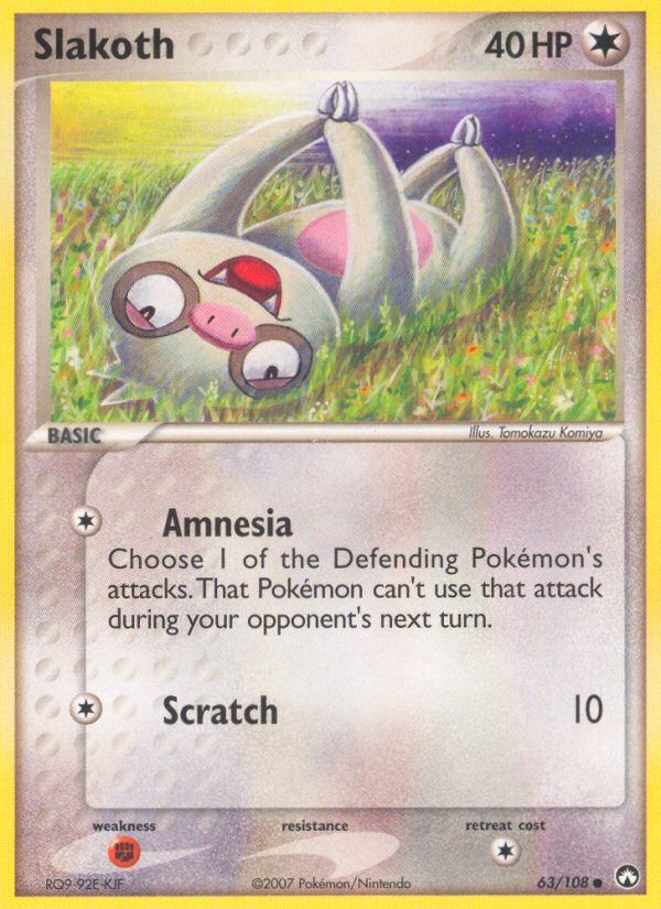 PSA 10 Slakoth EX Dragon graded Pokémon card