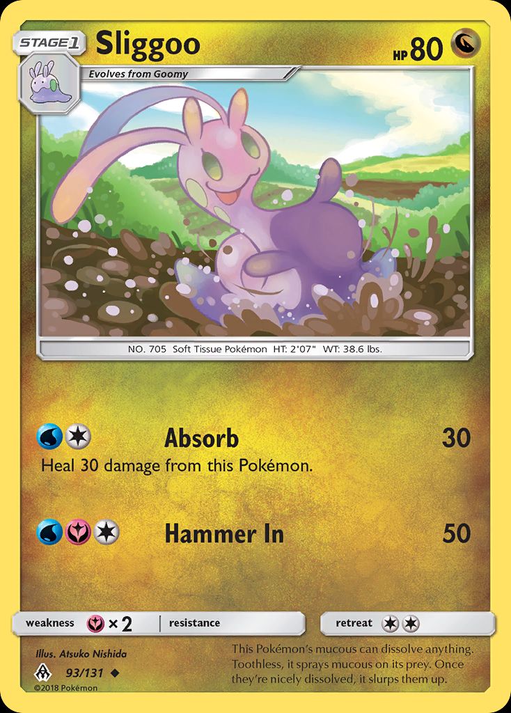 PSA 10 Sliggoo Forbidden Light graded Pokémon card