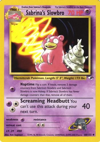 PSA 10 Erika's Slowbro Gym Heroes graded Pokémon card