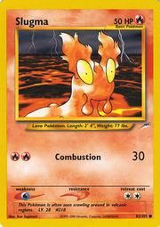 PSA 10 Slugma Neo Discovery graded Pokémon card