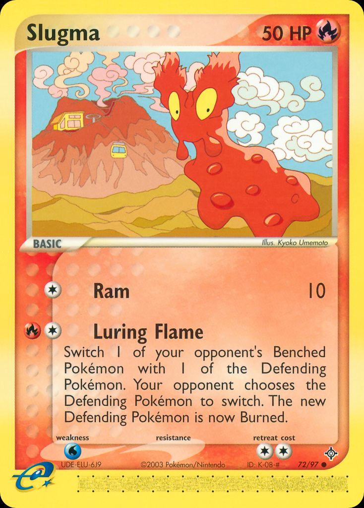 PSA 10 Slugma Ruby & Sapphire graded Pokémon card