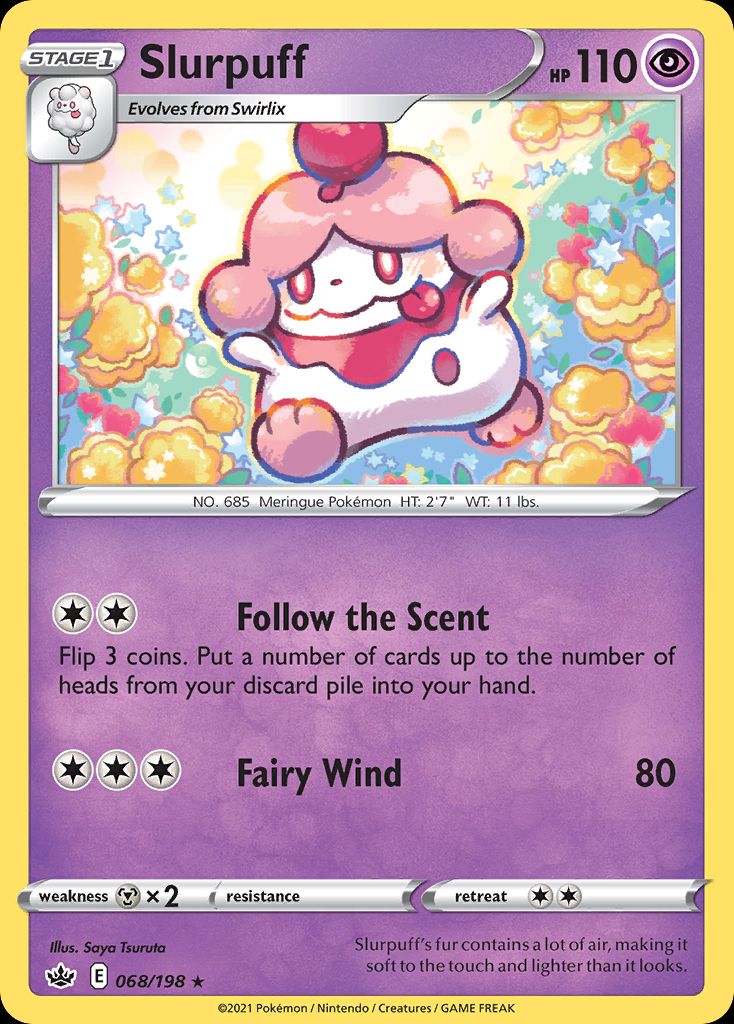 PSA 10 Slurpuff Chilling Reign graded Pokémon card