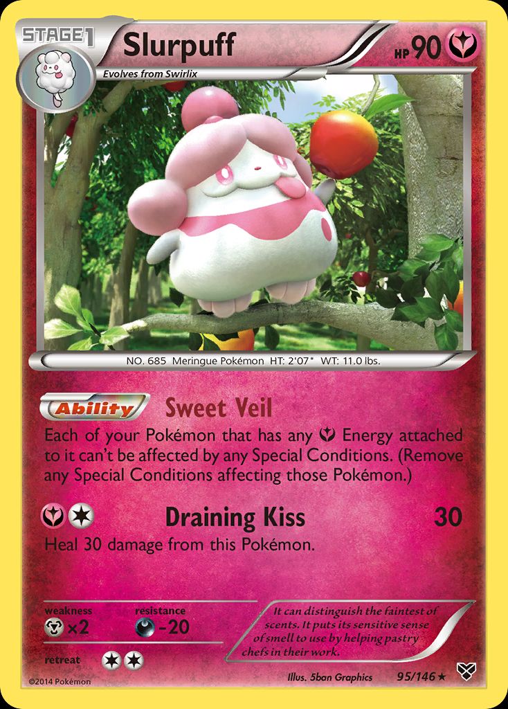 PSA 10 Slurpuff XY-P Promotional Cards graded Pokémon card
