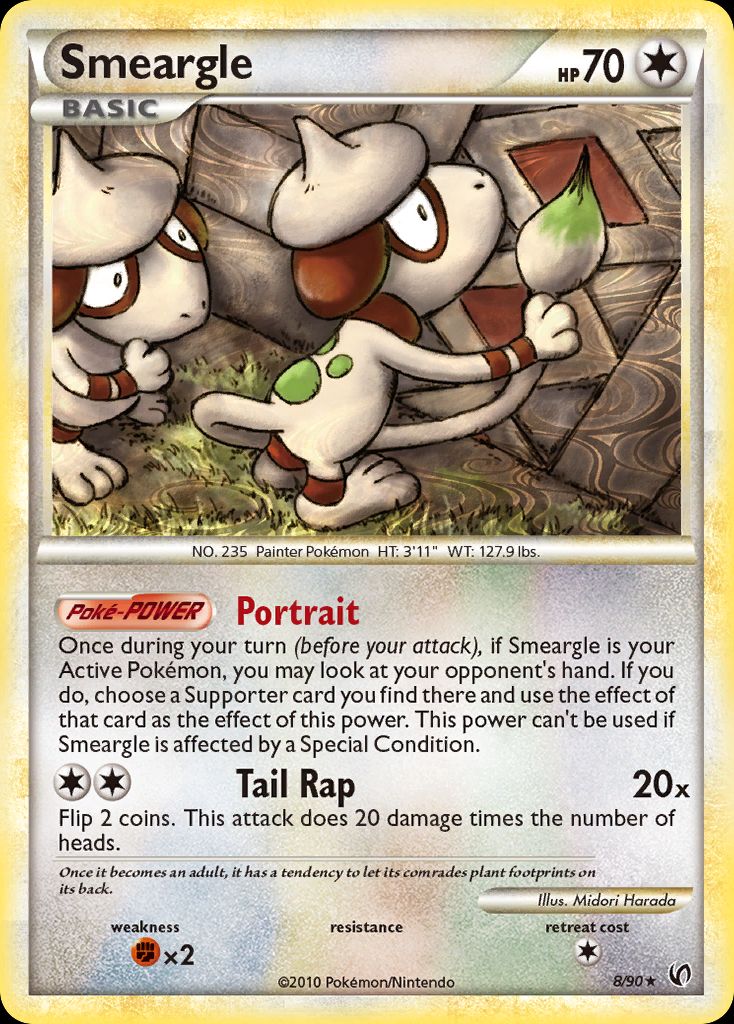 PSA 10 Smeargle Undaunted graded Pokémon card