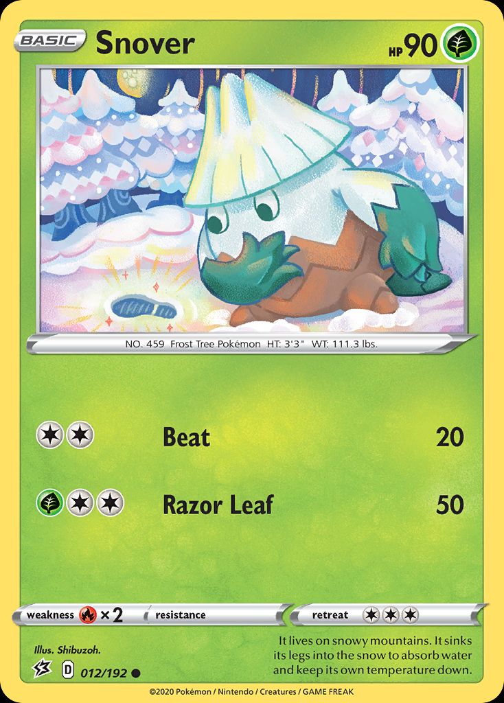 PSA 10 Snover Ancient Origins graded Pokémon card
